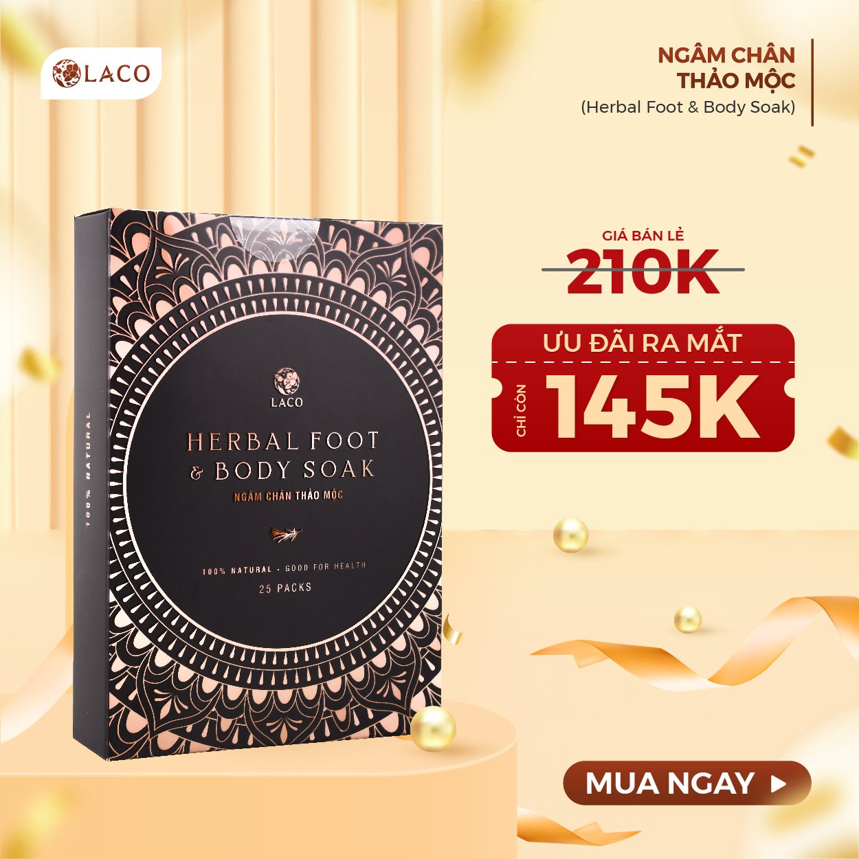 NGÂM CHÂN THẢO DƯỢC HERBAL FOOT & BODY SOAK