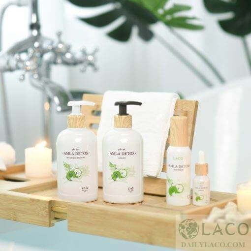 Bộ Dưỡng Tóc Organic Amla Detox Ngăn Rụng Tóc